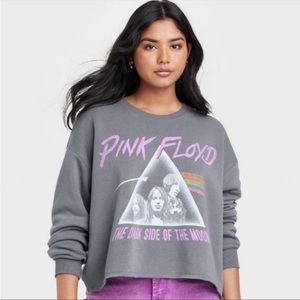 NWT Pink Floyd Cropped Sweatshirt